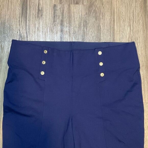 Nygard‎ Slims Trousers Dress Pants Pull On Sailor Women’s Stretch Blue Size 3X - Picture 2 of 6
